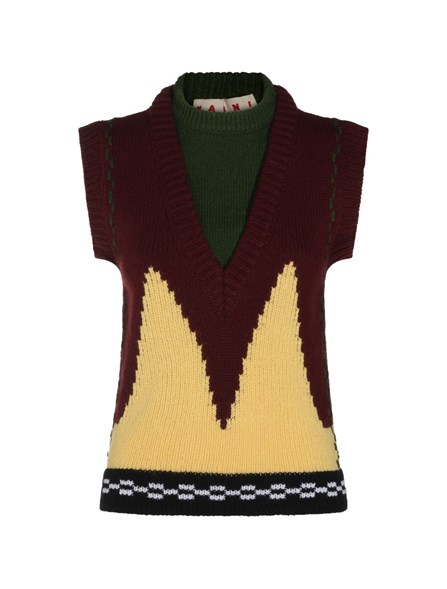 MARNI - Gilet in lana