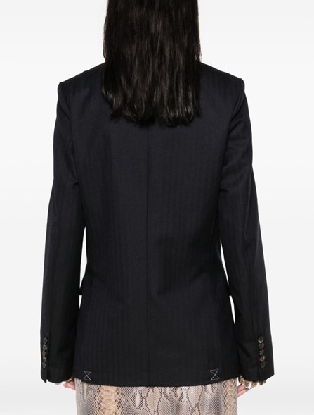 DRIES VAN NOTEN - Giacca doppiopetto in lana