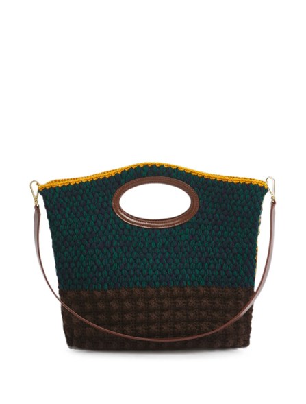 MARNI - Clutch in lana crochet