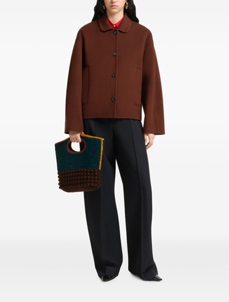 MARNI - Clutch in lana crochet