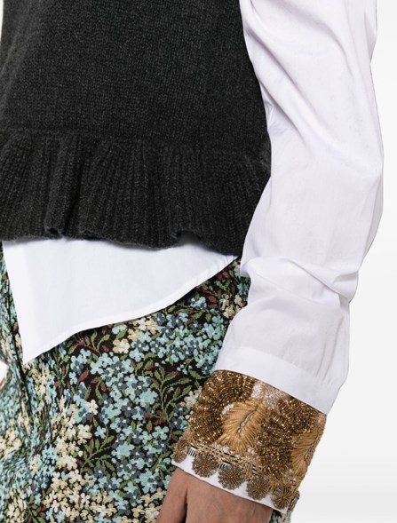 DRIES VAN NOTEN - Camicia in popeline di cotone