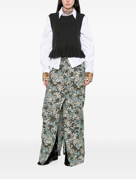 DRIES VAN NOTEN - Camicia in popeline di cotone