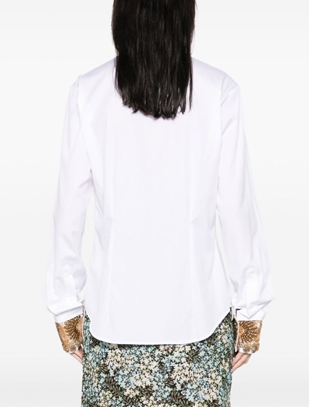 DRIES VAN NOTEN - Camicia in popeline di cotone