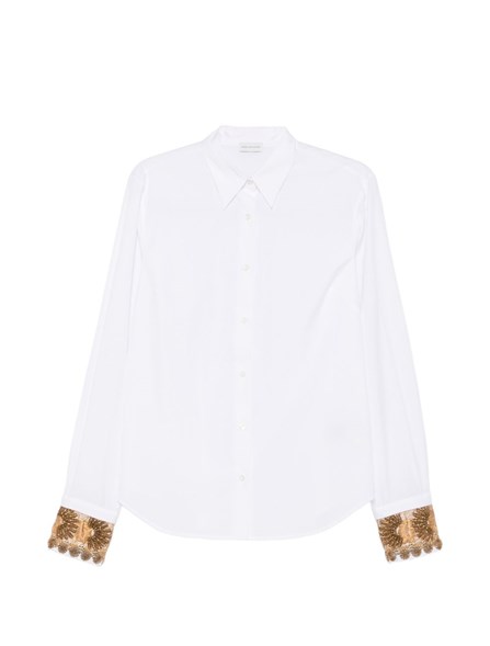 DRIES VAN NOTEN - Camicia in popeline di cotone