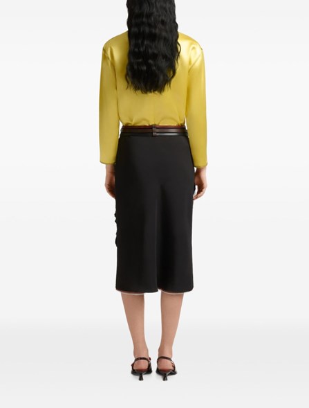 MARNI - Fringed Georgette Skirt
