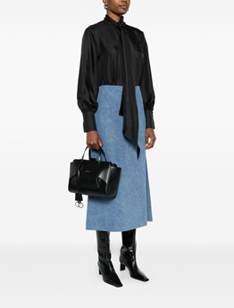 HIDESINS - Borsa in pelle di vitello liscia "Flap L"