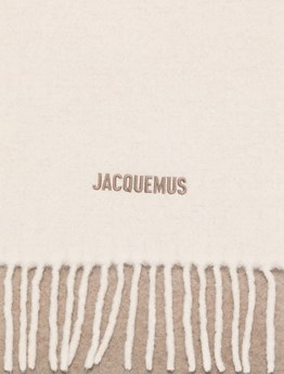 JACQUEMUS - Sciarpa in lana di alpaca