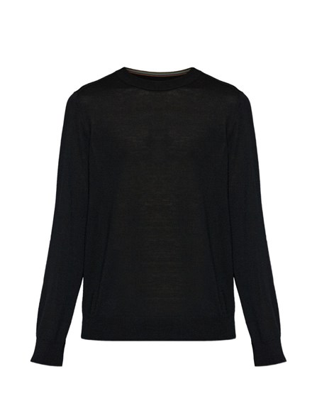 PAUL SMITH - PAUL SMITH Black crewneck sweater