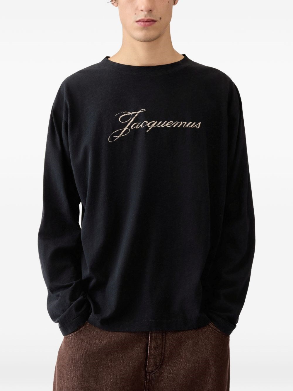 【美品】JACQUEMUS 長袖トップス JACQUEMUS JACQUEMUS Tシャツ ロゴ | Dante5.com TSU00351AJ00289990