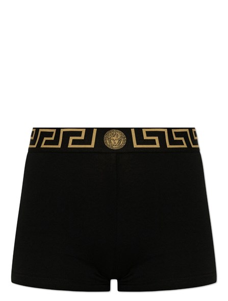VERSACE - Boxer shorts with Greek edge