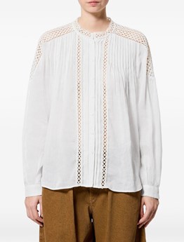 MARANT ÉTOILE - MARANT ÉTOILE linen blend blouse