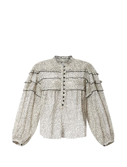 MARANT ÉTOILE - Cotton voile blouse 