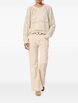 MARANT ÉTOILE - openwork wool sweater