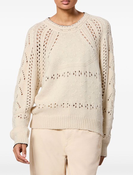 MARANT ÉTOILE - openwork wool sweater