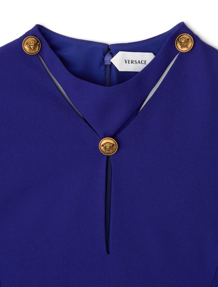 VERSACE - グレイン・ド・プードルウールのミニドレス