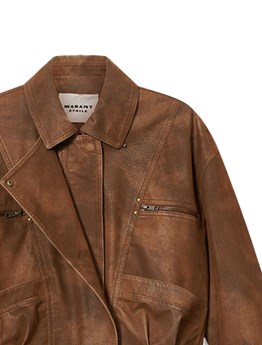 MARANT ÉTOILE - Faded faux suede jacket