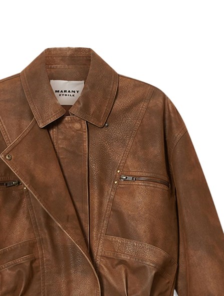 MARANT ÉTOILE - 色褪せたフェイクスエードジャケット