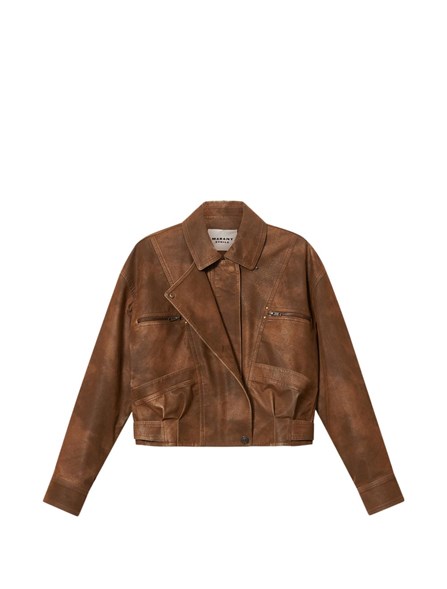 MARANT ÉTOILE - 色褪せたフェイクスエードジャケット