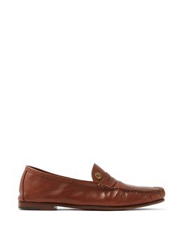 VERSACE - Leather loafers