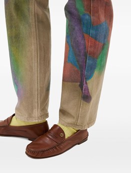 VERSACE - Leather loafers