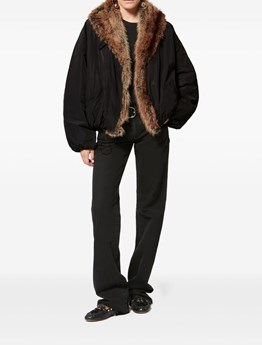 ISABEL MARANT - ISABEL MARANT parka corto foderato in ecopelliccia