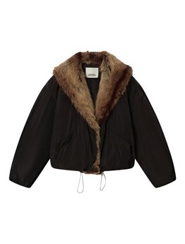 ISABEL MARANT - ISABEL MARANT parka corto foderato in ecopelliccia
