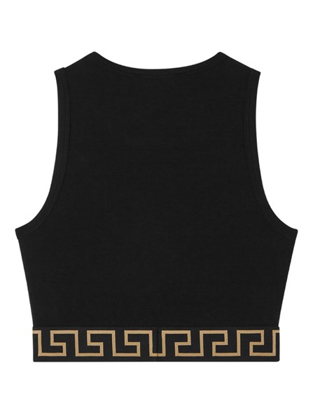 VERSACE - コットンジャージーのクロップトップ