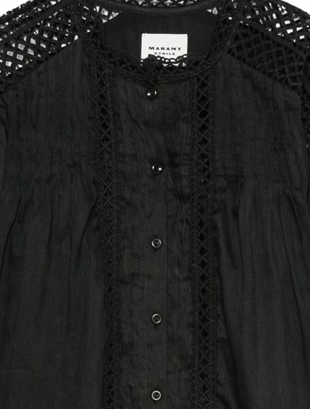 MARANT ÉTOILE - linen blend blouse