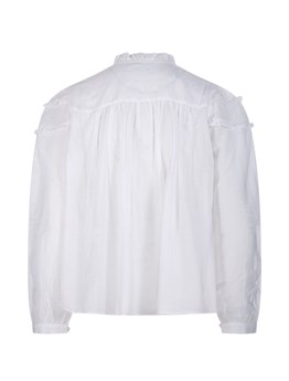 MARANT ÉTOILE - Curled cotton blouse