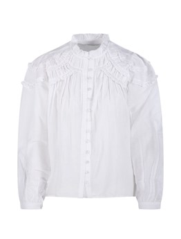 MARANT ÉTOILE - Curled cotton blouse