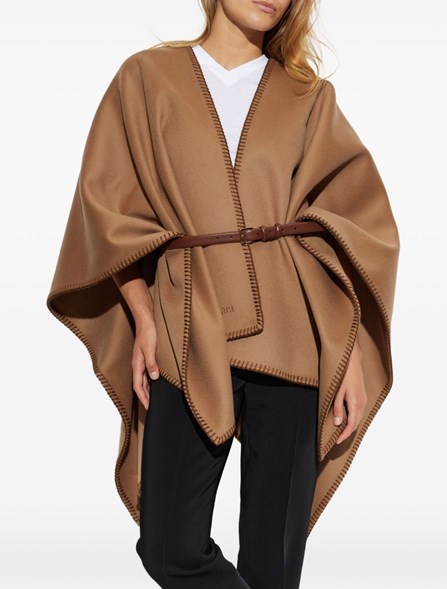 MAX MARA - Double drap wool cape