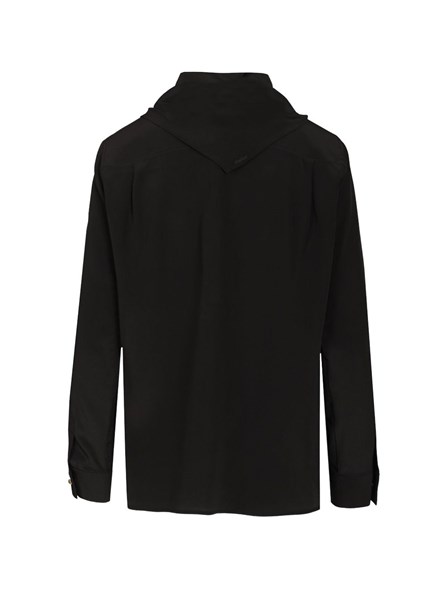 MAX MARA - Silk shirt with scarf