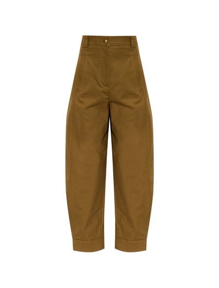 MAX MARA - Pantaloni in tela di cotone stretch