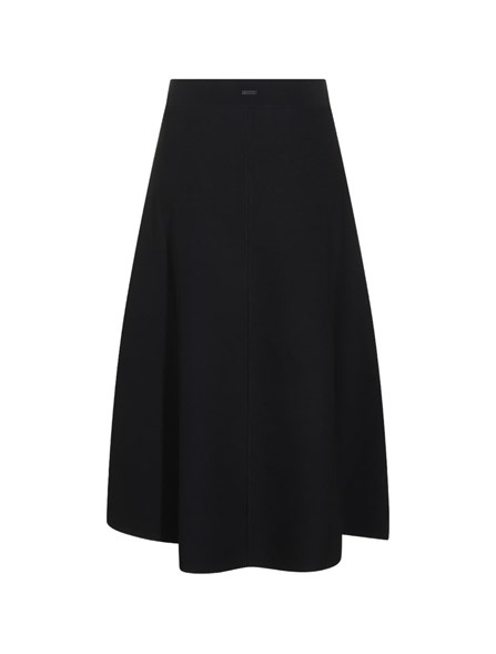 MAX MARA - Viscose crepe yarn skirt