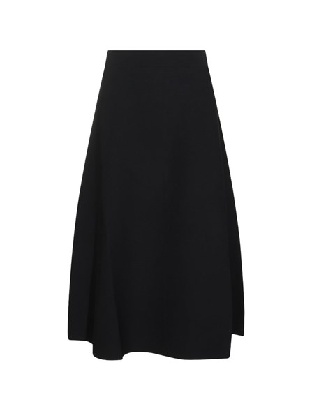 MAX MARA - Viscose crepe yarn skirt