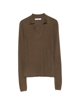 MAX MARA - MAX MARA Maglieria: Maglia polo in cachemire e seta