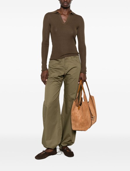 MAX MARA - MAX MARA ニットウェア: カシミヤとシルクのポロセーター
