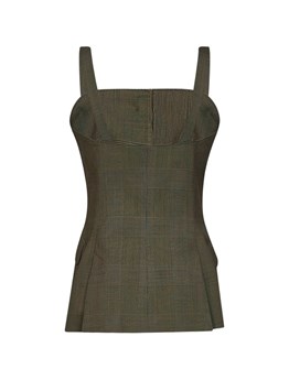 MAX MARA - Gilet in lana Principe di Galles