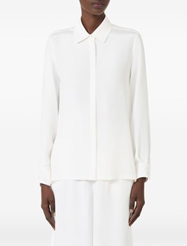 MAX MARA - Camicia in crêpe de Chine di seta