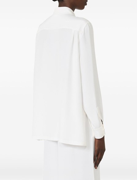 MAX MARA - シルク クレープ デ シーヌ シャツ