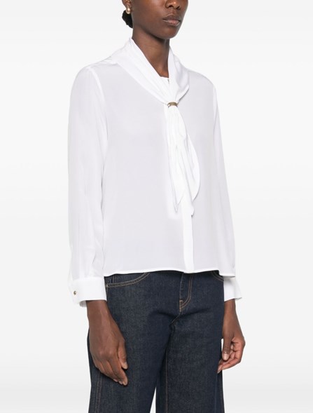 MAX MARA - Silk shirt with scarf