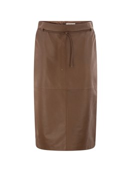 MAX MARA - Gonna tubino in nappa