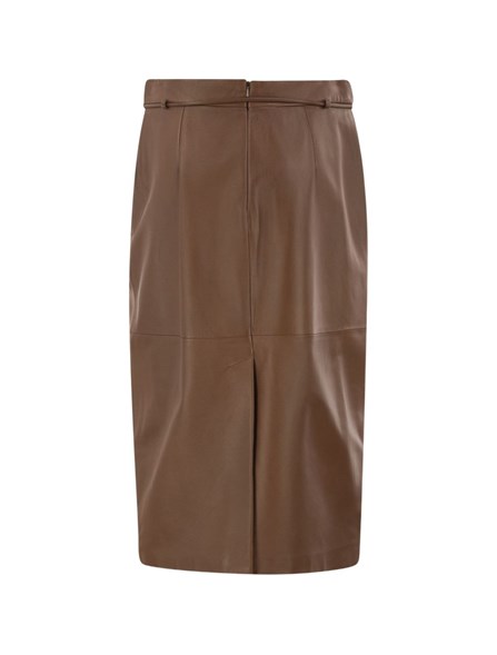 MAX MARA - Gonna tubino in nappa