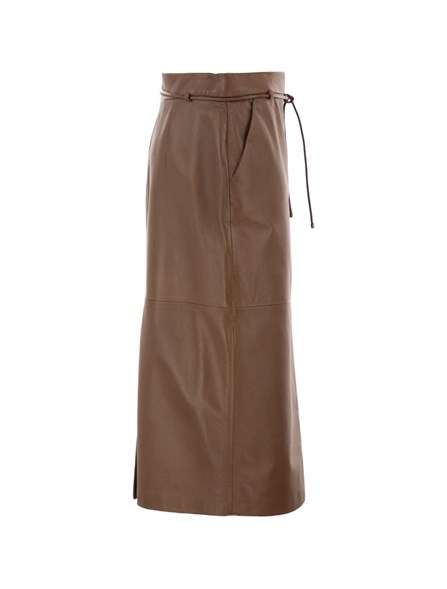 MAX MARA - Gonna tubino in nappa