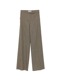 MAX MARA - Pantaloni in lana Principe di Galles