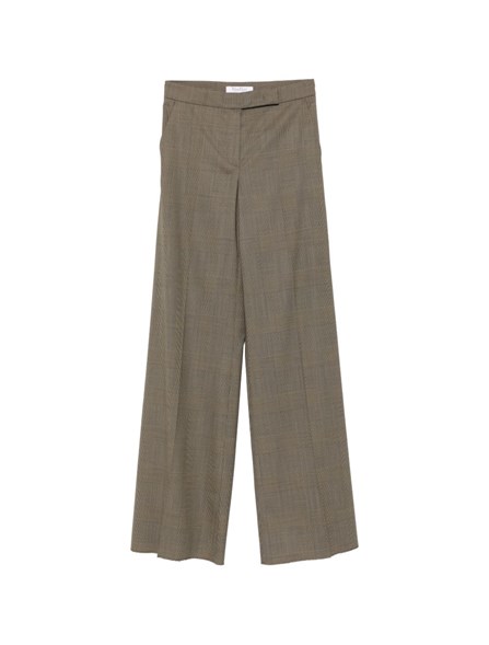 MAX MARA - Pantaloni in lana Principe di Galles