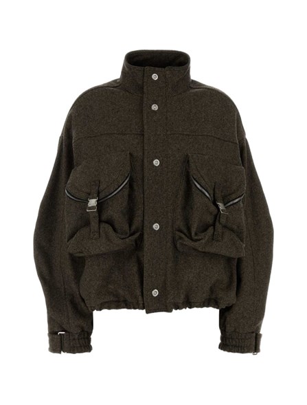 THE ATTICO - THE ATTICO wool blend bomber jacket