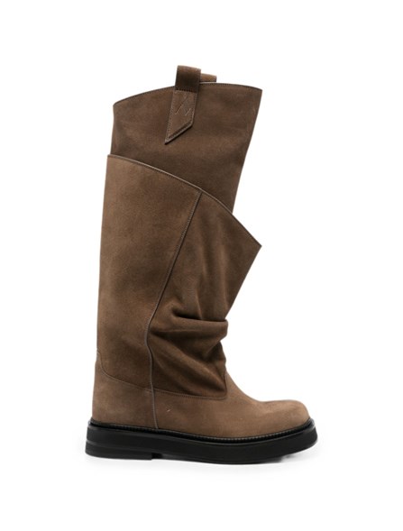 THE ATTICO - Combat Boot in suede