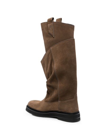 THE ATTICO - Combat Boot in suede