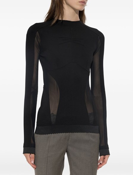 THE ATTICO - Stretch jersey top